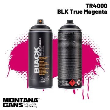 Montana Black Sprey Boya 400ml BLK TR4000 True Magenta