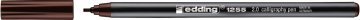 Edding 1255 Kaligrafi Kalemi 2.0mm Koyu Kahverengi