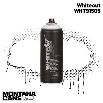 Montana Black Sprey Boya 400ml BLK91505 Whiteout