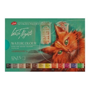 St Petersburg White Nights Sulu Boya Tablet Seti 12x2.5ml Animalistics