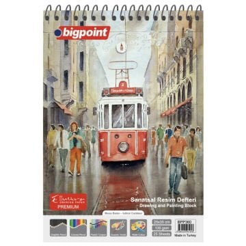 Bigpoint Sanatsal Resim Defteri 135gr 35x50cm 25yp