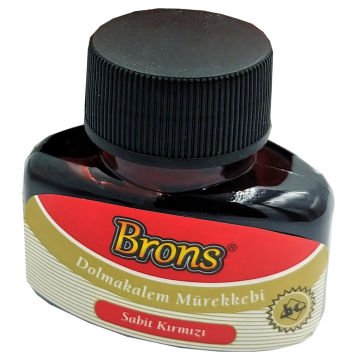 Brons Dolma Kalem Mürekkebi 35cc Kırmızı