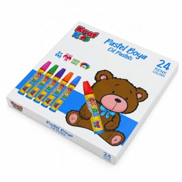 Kraf Kids Oil Pastel Boya 24lü