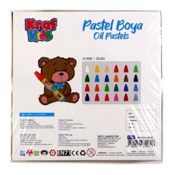 Kraf Kids Oil Pastel Boya 24lü