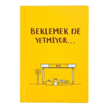 Yıldız Sert Kapak 14x20cm 80yp Duygulu Defter Çizgili Beklemek