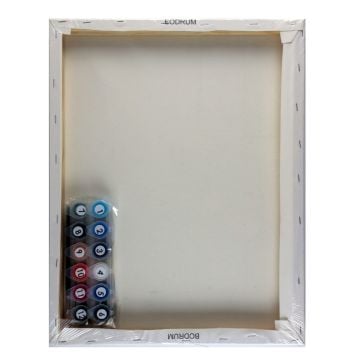miArt Sayılarla Boyama Seti - Numaralı Tuval 40x50cm 02 Bodrum