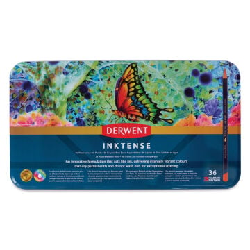 Derwent Inktense Mürekkep Bazlı Boya Kalemi 36 Renk