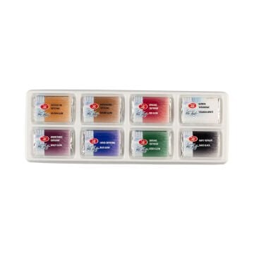 St Petersburg White Nights Shimmer King Collection Sulu Boya Tablet Seti 8x2.5ml Autumn