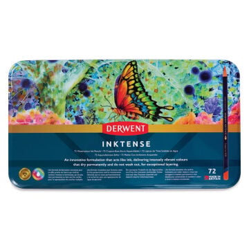 Derwent Inktense Mürekkep Bazlı Boya Kalemi 72 Renk