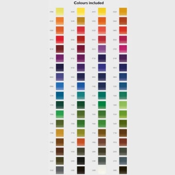 Derwent Inktense Mürekkep Bazlı Boya Kalemi 72 Renk