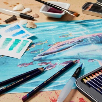 Derwent Inktense Mürekkep Bazlı Boya Kalemi 72 Renk