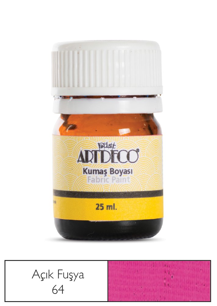 Artdeco Kumaş Boyası 25ml 10 A-64 Açık Fuşya Tulip Fuchia