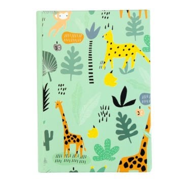 Yıldız Sert Kapak 14x20cm 80yp Duygulu Defter Çizgili Animal