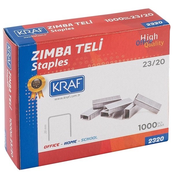 Kraf Zımba Teli 23/20 1000li