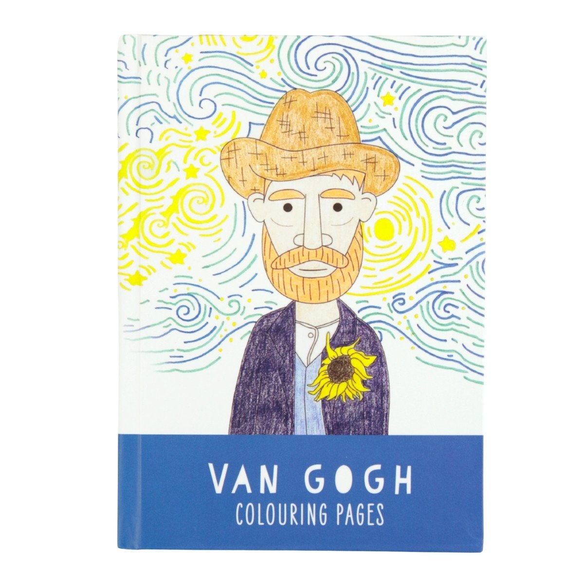 Yıldız Sert Kapak 14x20cm 80yp Duygulu Defter Çizgili Van Gogh