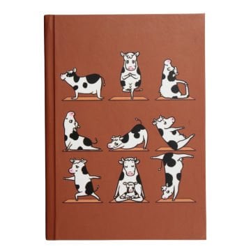 Yıldız Sert Kapak 14x20cm 80yp Duygulu Defter Çizgili İnek