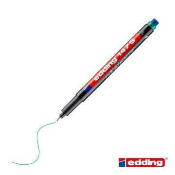 Edding Permanent Asetat Kalemi Silgili 147S Yeşil