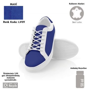 Cadence Leather Vogue Deri Boyasi 50ml LV-09 Mavi
