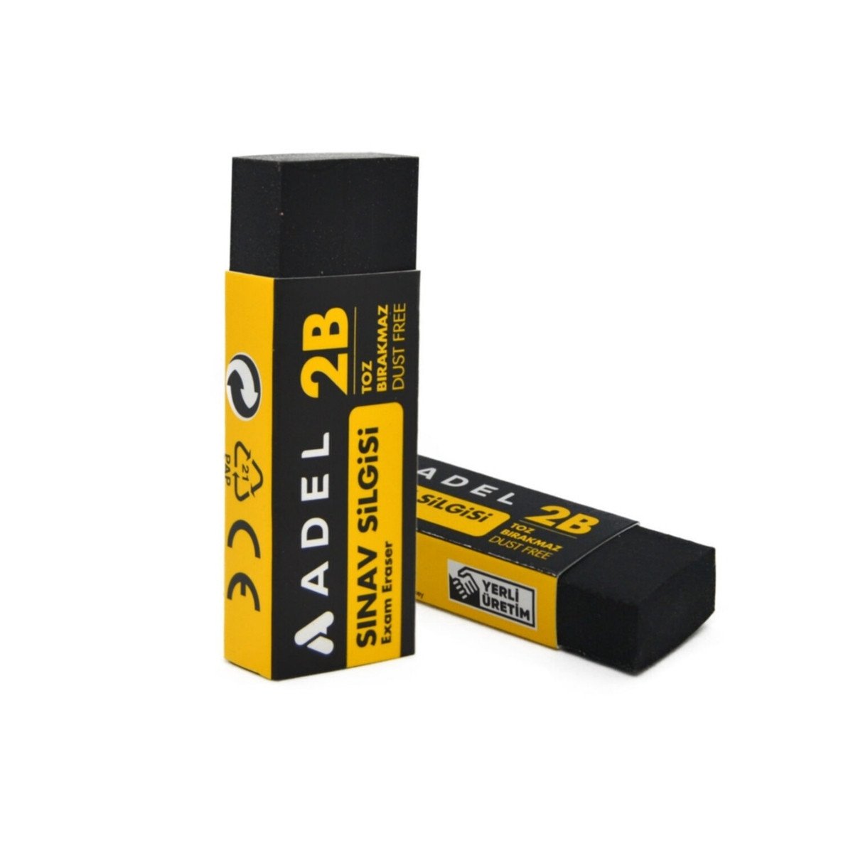 Adel Sınav Silgisi Siyah 2B Toz Bırakmaz Büyük Boy - 20,00 TL