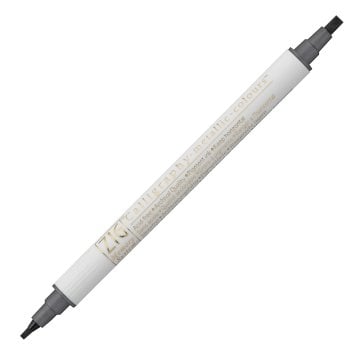 Zig Kaligrafi Kalemi MS-8400 Çift Taraflı Düz Kesik 2.0-3.5mm 127 Metalik Siyah (Black)