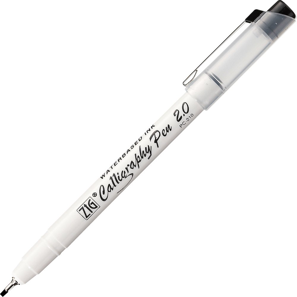 Zıg Kaligrafi Kalemi 2,0mm Pc-210 Siyah