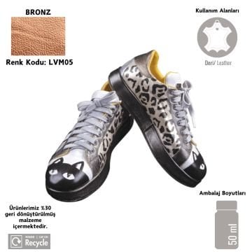 Cadence Leather Vogue Deri Boyasi Metalik 50ml LVM-05 Bronz