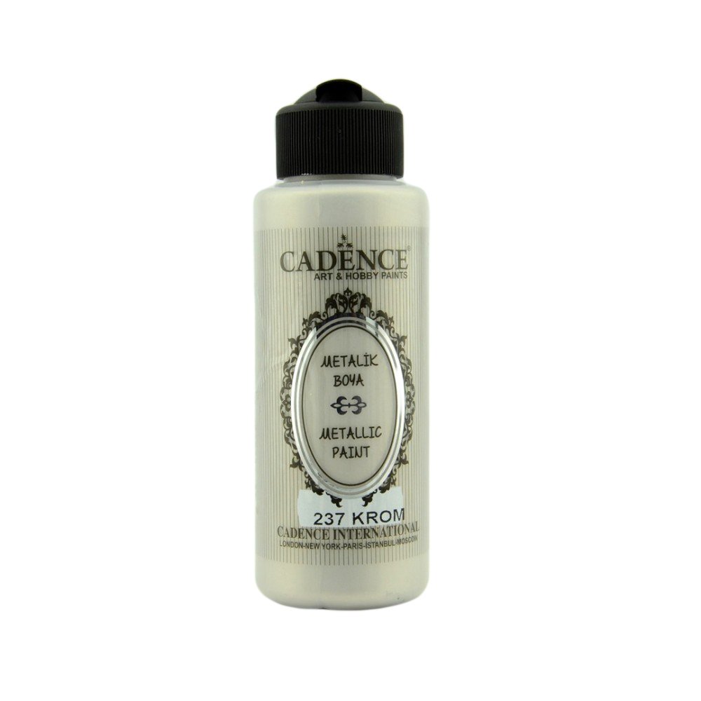 Cadence Metalik Boya 120ml 237 Krom