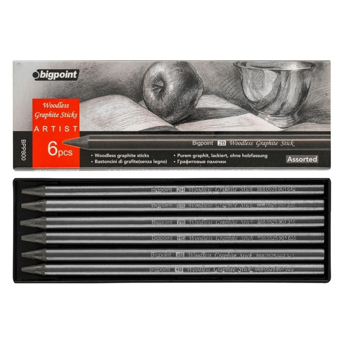 Bigpoint Grafit Kurşun Kalem Seti 6lı