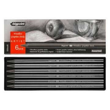 Bigpoint Grafit Kurşun Kalem Seti 6lı