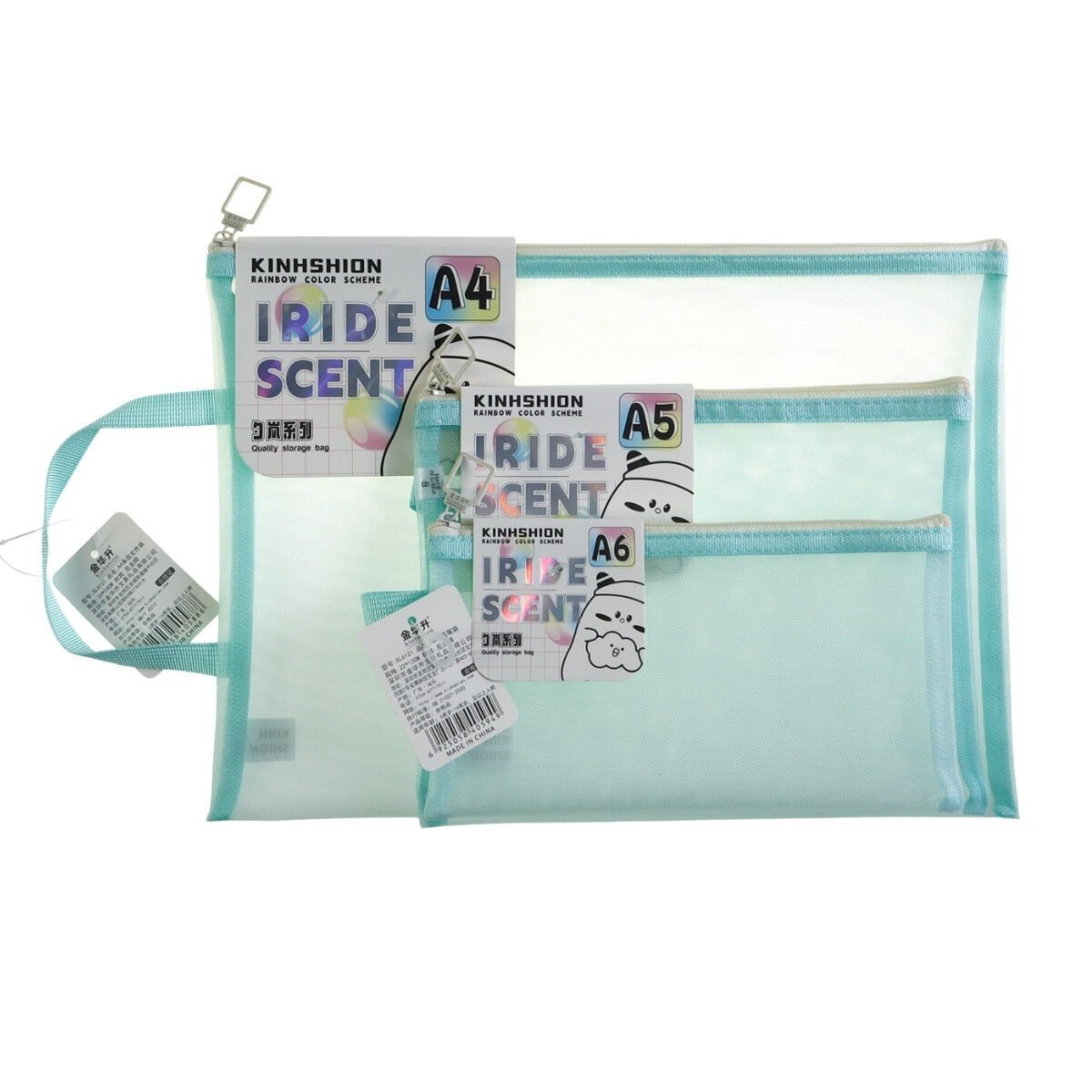 Art Elegant Mesh File Dosya 3lü Set Yeşil