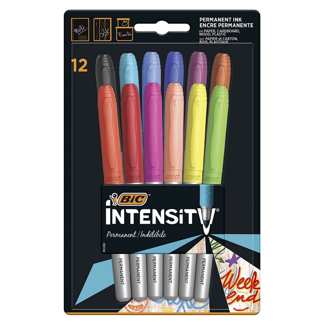 Bic İntensity Permanent Marker Seti 12li