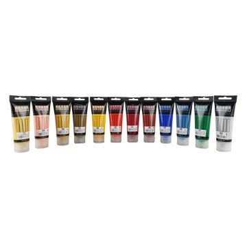 Südor Artist Akrilik Boya Seti 12x75ml Mat Tonlar 2