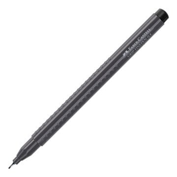 Faber Castell Grip Finepen 0.4 Keçeli Kalem Black