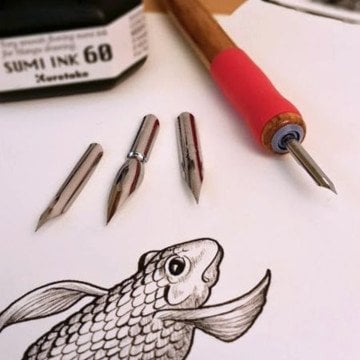 Zig Mangaka Tarama Sapı Ahşap 135mm CNNH-01R