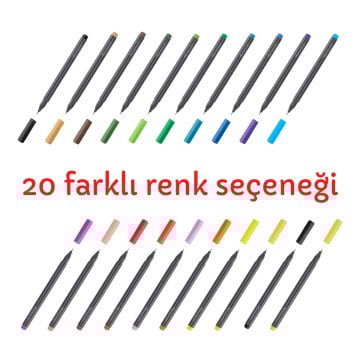 Faber Castell Grip Finepen 0.4 Keçeli Kalem Black