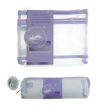 Art Elegant Mesh File Dosya 2 Gözlü 2li Set Lila