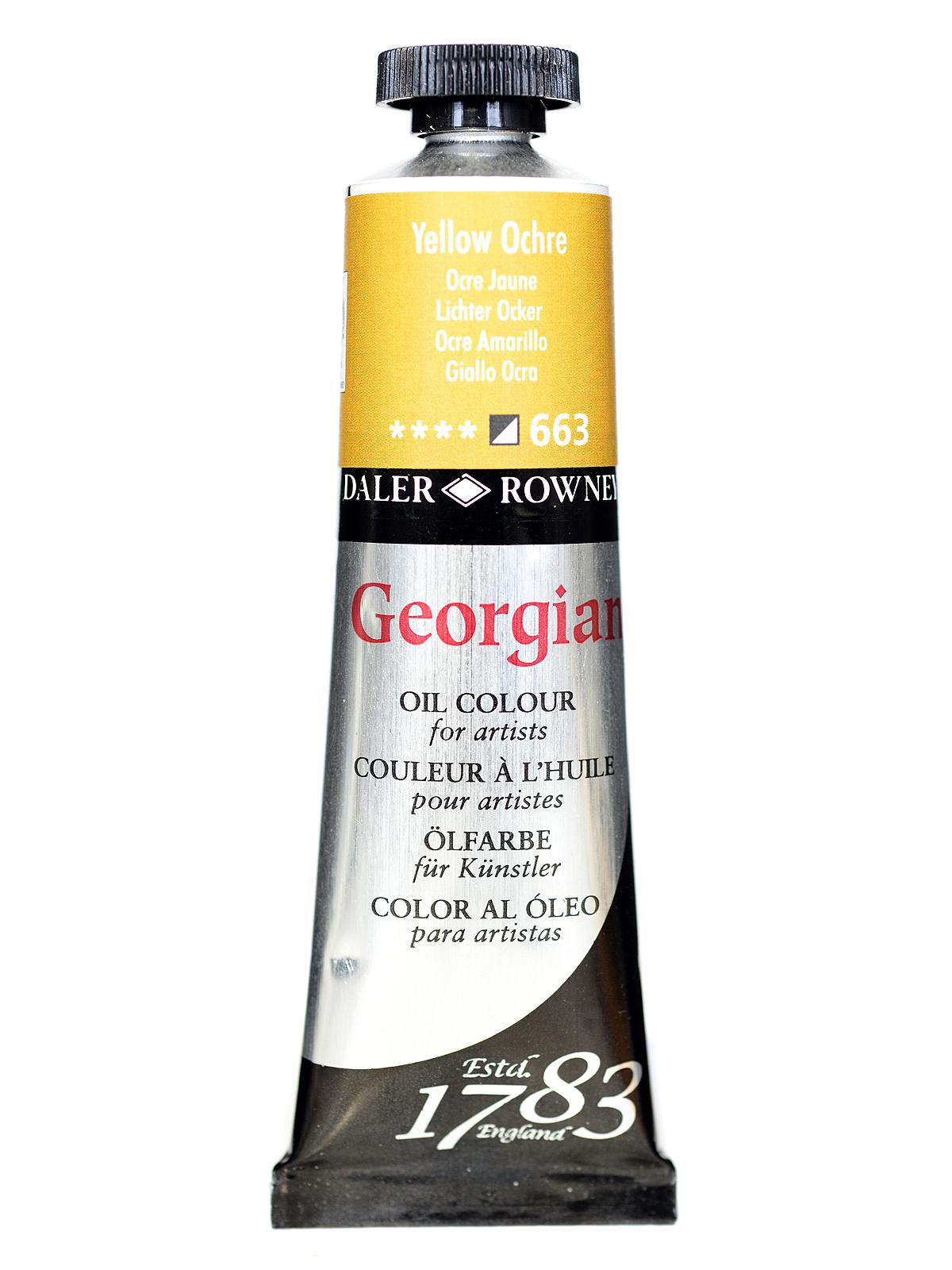 Daler Rowney Georgian Yağlı Boya 38ml 663 Yellow Ochre