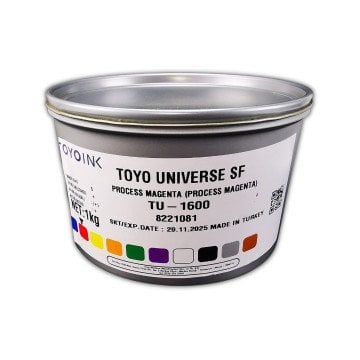 Toyo İnk Matbaa Mürekkebi 1kg Process Magenta - Kırmızı TU-1600