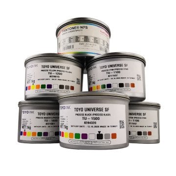 Toyo İnk Letterpress Pantone Matbaa Mürekkebi 1kg White - Beyaz