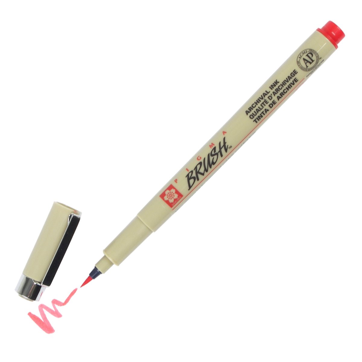 Sakura Pigma Brush 19 Kırmızı Red