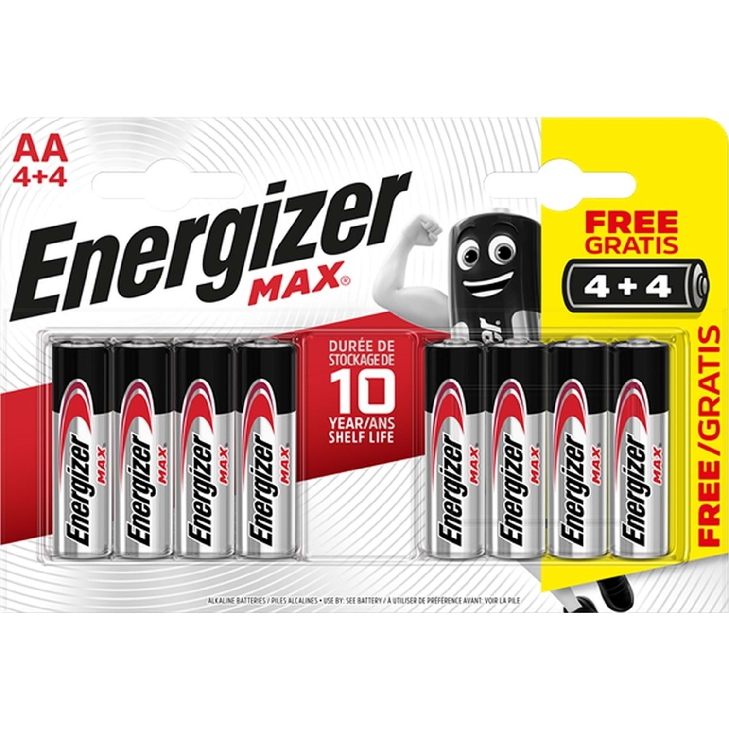 Energizer Max AA Kalem Pil 4+4