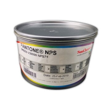Toyo Sun Chemical Pantone NPS Matbaa Mürekebbi 1kg Green - Yeşil V26500 NPS71