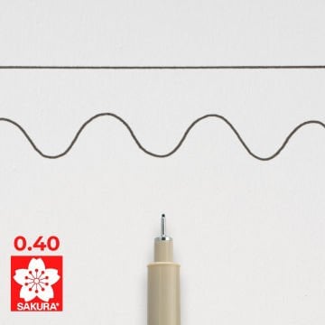 Sakura Pigma Micron Teknik Çizim Kalemi 04 0.4mm Siyah