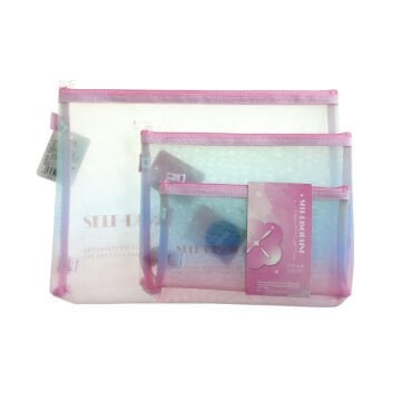 Art Elegant Mesh File Dosya Renkli 3lü Set Pembe