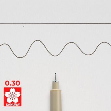 Sakura Pigma Micron Teknik Çizim Kalemi 02 0.3mm Siyah