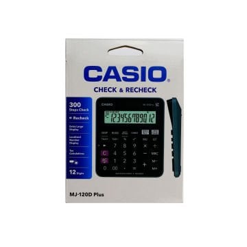 Casio Hesap Makinası MJ-120D Plus-BK