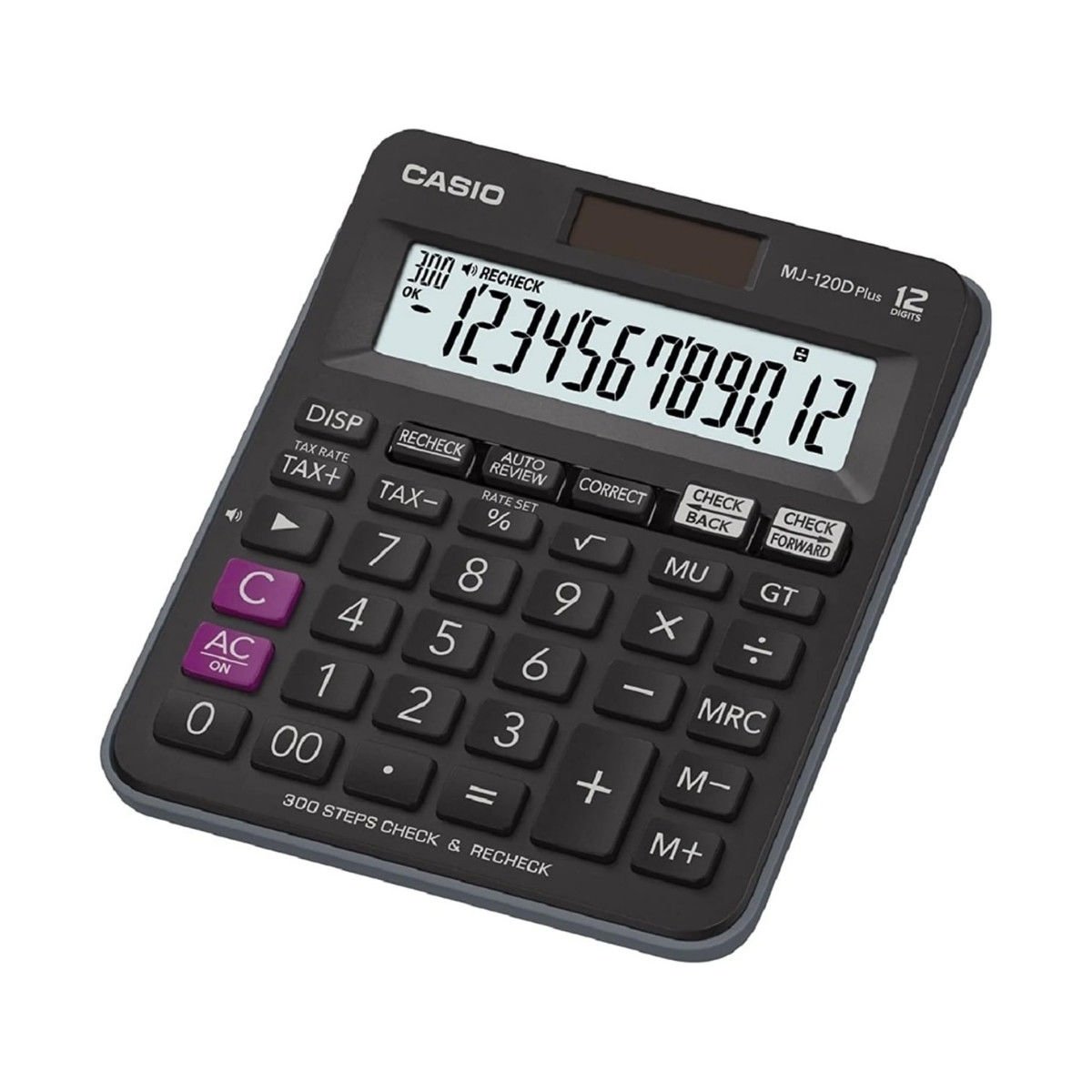 Casio Hesap Makinası MJ-120D Plus-BK