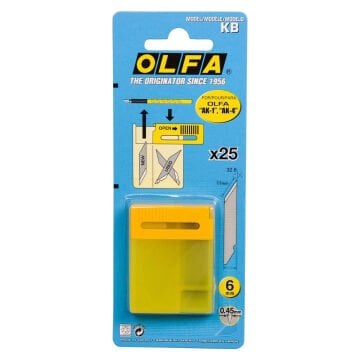 Olfa Kretuar Bıçağı AK 1 ve AK 4 Yedeği 25li