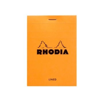 Rhodia Bloknot 8.5x12cm Turuncu 80gr Çizgili 80yp