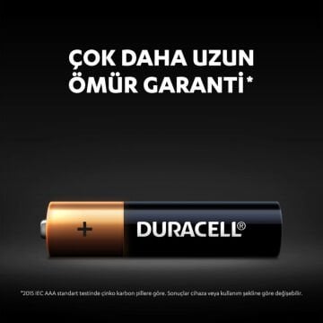 Duracell AAA LR03/MN2400 İnce Kalem Pil 4lü